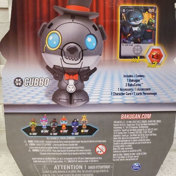 Bakugan Cubbo Magician Pack Transforming Collectible Action Figures - Picture 6 of 9